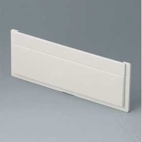 B2116707 / Panel de relleno E - ABS (UL 94 HB) - off-white RAL 9002 - 142x55x5mm