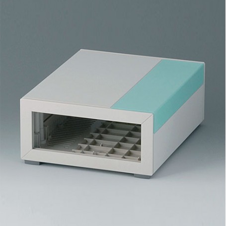 B2213015 / MEDITEC E 160, caja sin asa, robusta y de gran formato - ABS (UL 94 HB) - 160x200x74mm - IP 40
