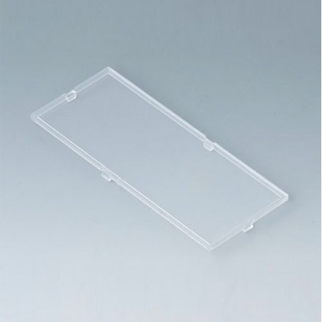 B6805200 / Panel frontal - PC (UL 94 V-0) - transparent - 102x42mm