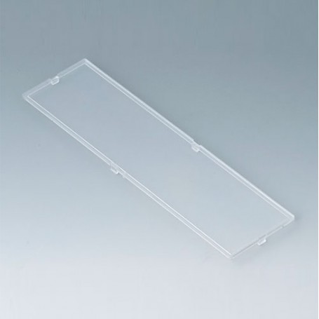 B6806200 / Panel frontal - PC (UL 94 V-0) - transparent - 155x42mm