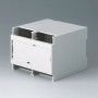 B6705706 / Caja para rail DIN RAILTEC C, 6 módulos, Alto - PC (UL 94 V-0) - light grey - 107x90x114mm