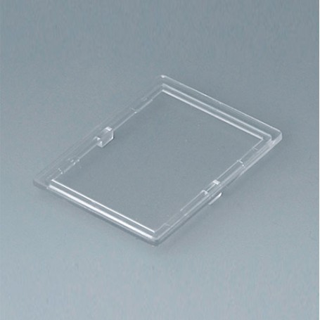 B6601100 / Tapa, 2 módulos - PC (UL 94 V-0) - transparent