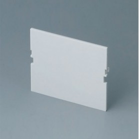 B6602180 / Panel frontal, 3 módulos, Vers. VI - PC (UL 94 V-0) - light grey - 49x42mm