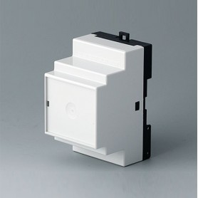 B6502113 / RAILTEC B, caja para carril DIN de 3 módulos, Vers. III - PC - light grey - 52,5x86x58mm