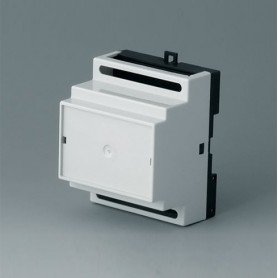 B6503111 / RAILTEC B, caja para carril DIN de 4 módulos, Vers. I - PC - light grey - 70x86x58mm