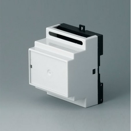 B6503117 / RAILTEC B, caja para carril DIN de 4 módulos, Vers. IV - PC - light grey - 70x86x58mm