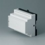 B6504110 / RAILTEC B, caja para carril DIN de 6 módulos, Vers. V - PC - light grey - 105x86x59mm