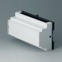 B6505112 / RAILTEC B, caja para carril DIN de 9 módulos, Vers. II - PC - light grey - 157x86x59mm