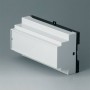 B6505113 / RAILTEC B, caja para carril DIN de 9 módulos, Vers. III - PC - light grey - 157x86x59mm