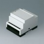 B6513111 / RAILTEC B, caja para carril DIN de 4 módulos, Vers. XI - PC - light grey - 70x86x58mm