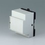 B6513112 / RAILTEC B, caja para carril DIN de 4 módulos, Vers. XII - PC - light grey - 70x86x58mm