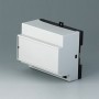 B6514111 / RAILTEC B, caja para carril DIN de 6 módulos, Vers. XI - PC - light grey - 105x86x59mm