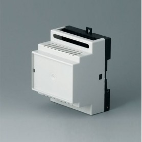 B6503118 / RAILTEC B, caja para carril DIN de 4 módulos, Vers. IV - PC - light grey - 70x86x58mm