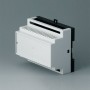 B6504114 / RAILTEC B, caja para carril DIN de 6 módulos, Vers. I - PC - light grey - 105x86x59mm