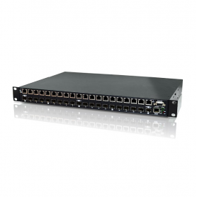 PHB-200 Series: SFP Patching Hub / 20x 100/1000Base-T to 20x 100/1000Base-X FE/GbE Media Converter Concentrator