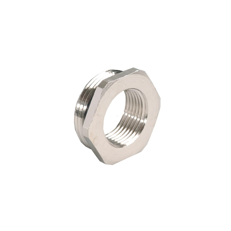 Adaptador Reductor De Latón: M10x1 Macho (AG) A M6 Hembra (IG) - Longitud 10mm