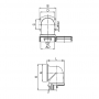 5032.007.070 / ROHRflex® Multi-WFP Conector de brida acodado a 90 ° - Diámetro externo Ø 70.00 mm