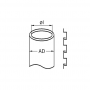 1010.801.008 / Conducto metálico protector NO ESTANCO a líquidos SPR-VA - Diámetro externo Ø 10 mm