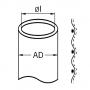 4230.101.009 / Conducto de protección EMC sintético estanco a líquidos - Diámetro: Ext. 14 mm / Int. 9 mm