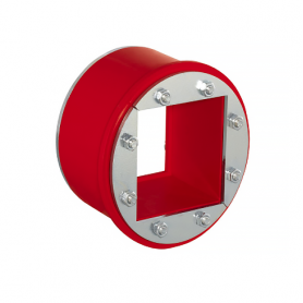 R154 / Tapón obturador RR (CFS-T RR) para varios cables, galvanizado - Diám. Ext: 164 mm / Prof. Ext: 95 / Prof. Int.: 60 mm