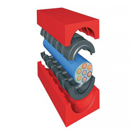 QF20150 / Módulo TCM Quick-Fix con núcleo (CFS-T para profundidad de instalación) - Al 15 mm / An 15 mm / Diam. 0 + 3-9 mm
