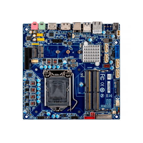 iTXL-Q370A / Thin Mini-ITX with Intel® Q370 Chipset and support for 9th/8th Generation Intel® Core™ Processors