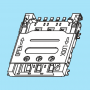 5558 / Conector NANO SIM tipo bisagra