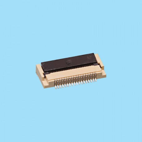 0537 / Conector acodado para cinta flexible SMD - Paso 0.50 mm (0.020”)