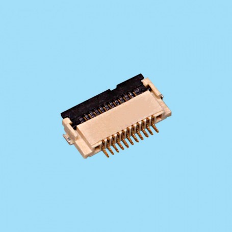 0530 / Conector acodado para cinta flexible SMD - Paso 0.50 mm (0.020”)