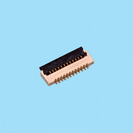 0525 / Conector acodado para cinta flexible SMD - Paso 0.50 mm (0.020”)