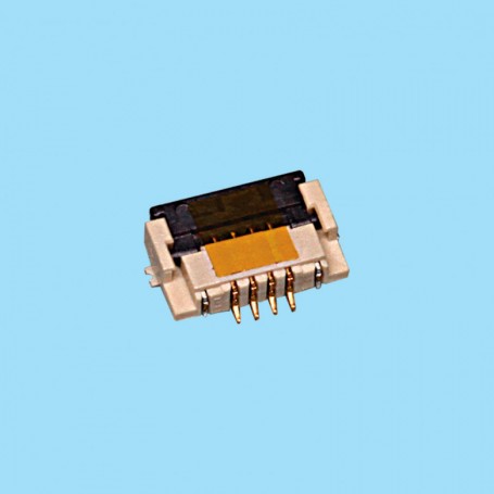 0812 / Conector acodado para cinta flexible SMD - Paso 0.80 mm (0.032”)