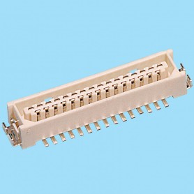 1075 / Conector macho recto SMD PCB a PCB - Paso 1,00 mm
