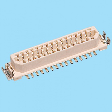 1076 / Conector hembra recto SMD PCB a PCB - Paso 1,00 mm