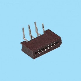 2137 / Conector acodado para cable flexible - Paso 1.00 mm (0.039”)