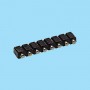 8406 / Conector hembra SMD recto simple fila pin torneado - Paso 2.54 mm