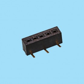 1066 / Conector hembra PCB recto SMD (2.10 mm) - Paso 1,00 mm