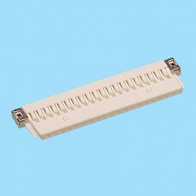1020 / Caja para terminal de engaste - Paso 1,00 mm - Conectores PCB