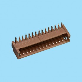 1169 / Conector macho acodado para caja 1165 - Paso 1,25 mm