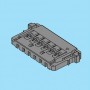 1566 / Caja para terminal de engaste simple fila - Paso 1,50 mm - Conectores PCB