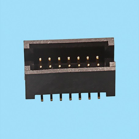1304 / Conector hembra recto doble fila polarizado SMD - Paso 1,27 mm