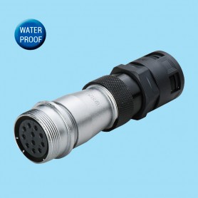 WF-ZN | In-line receptacle for plastic-hose IP55