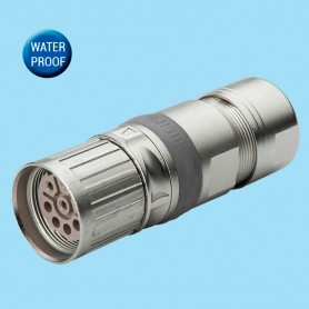 M23DKTK / Female contact cable connector – IP67