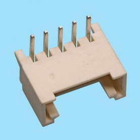 2082 / Conector acodado simple fila polarizado - Paso 2,00 mm