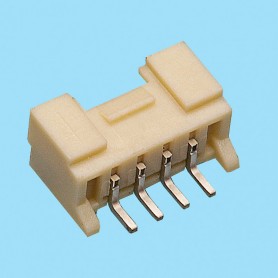 2083 / Conector acodado simple fila polarizado - Paso 2,00 mm