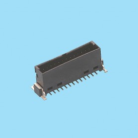 1337 / Conector macho recto polarizado SMD 8.20 mm - Paso 1,27 x 1,27 mm