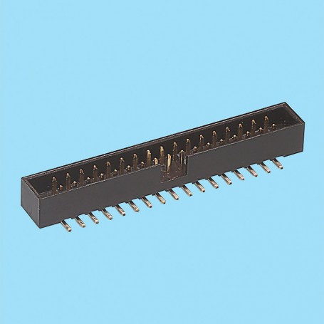 4443 / Conector macho recto bajo perfil SMD - Paso 2,00 x 2,00 mm