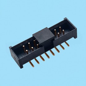 4438 / Conector macho recto bajo perfil SMD - Paso 2,00 x 2,00 mm