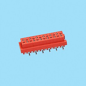 5434 / Micro conector hembra recto SMD - Paso 2,54 x 2,54 mm
