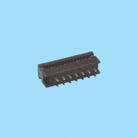5445 / Conector de transición recto para cable plano - Paso 2,54 x 2,54 mm