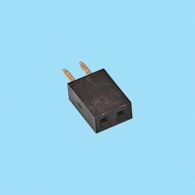2101 / Conector hembra recto PCB [8.50 mm] - Paso 2,54 mm
